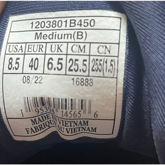 Brooks Womens/Teen Ghost 15 Running shoes size 8.5 Unisex Navy color - Picture 3 of 10